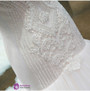 luxury Mermaid Wedding Dress With crystals And Beadings Scoop Organza Ruffers Pears