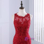 Evening Dresses Red Prom Dresses Lace Prom Dress Mermaid Prom Dresses
