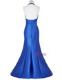 Royal Blue Prom Dress Formal Celebrity Dresses Red Carpet Dress New Arrival Halter Satin