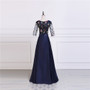 Satin Prom Dresses  A-Line Party Prom Dresses Embroidery Prom Dresses