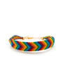 Rainbow Design Woven Choker Set 2pcs