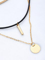 Bar Pendant Layered Necklace