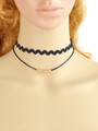 Gold Double Layers Choker Necklace