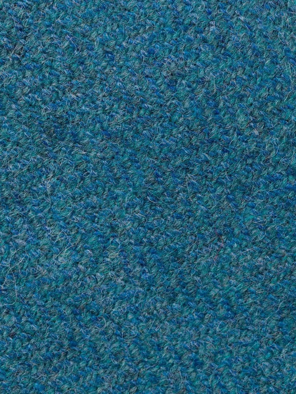 Blue Herringbone Wool Tweed Tie Peter Christian