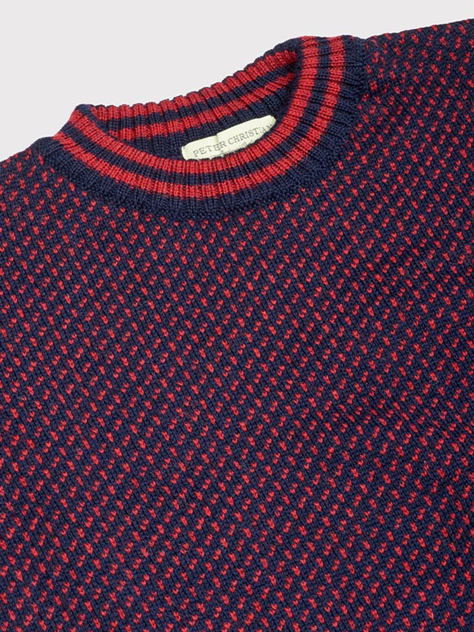 Red Norwegian Sweater 100% Pure Wool | Peter Christian