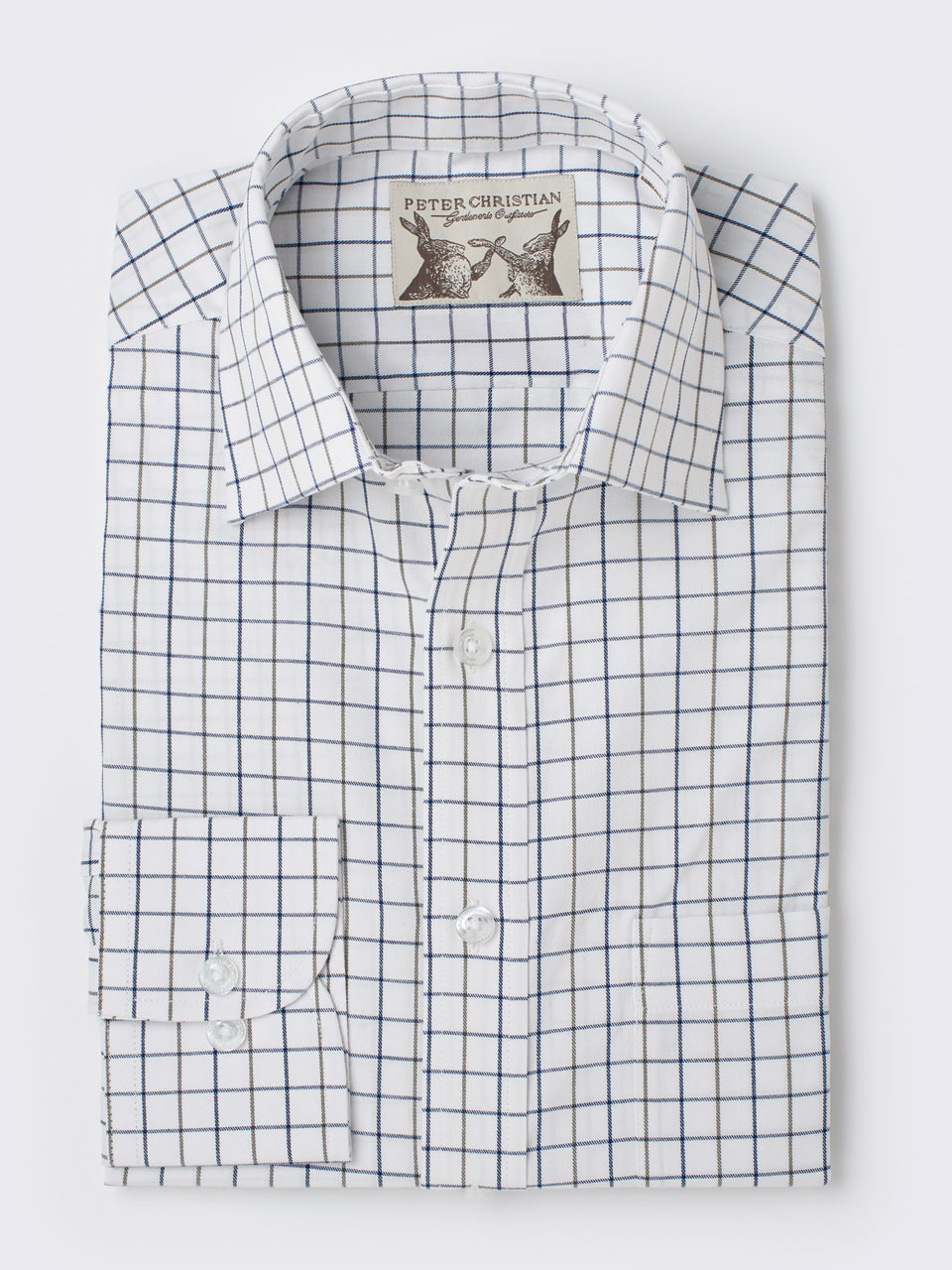 Blue County Tattersall Shirt | Peter Christian