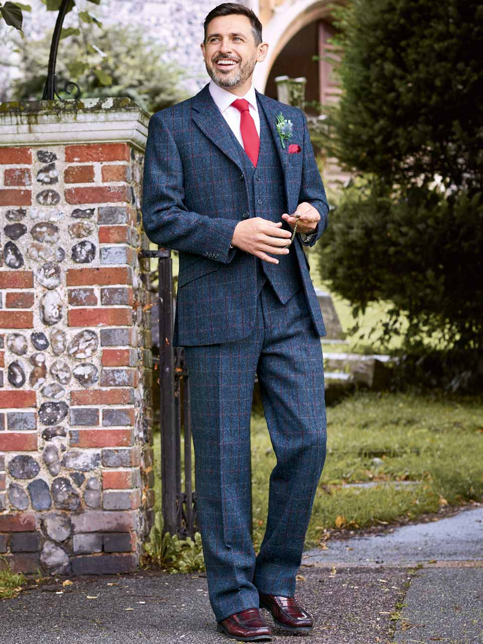 Ascot Light Brown Tweed 3 Piece | Tweed Suit Wedding | Tweed Races Suit |  Ascot Suit | Cheltenham Tweed Suit | 3 Piece Tweed Suit – Abitto-USA