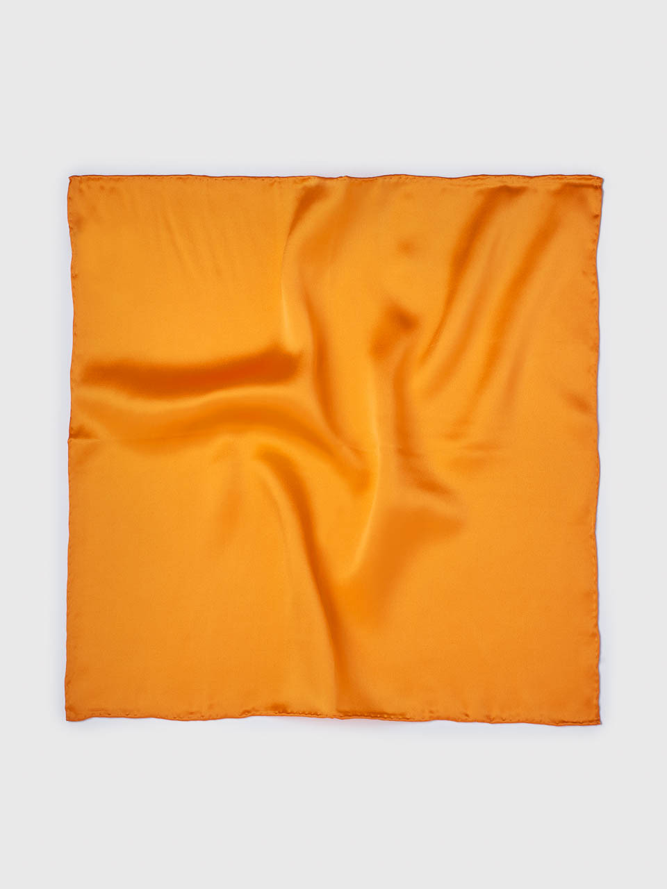 Orange Silk Pocket Square Peter Christian