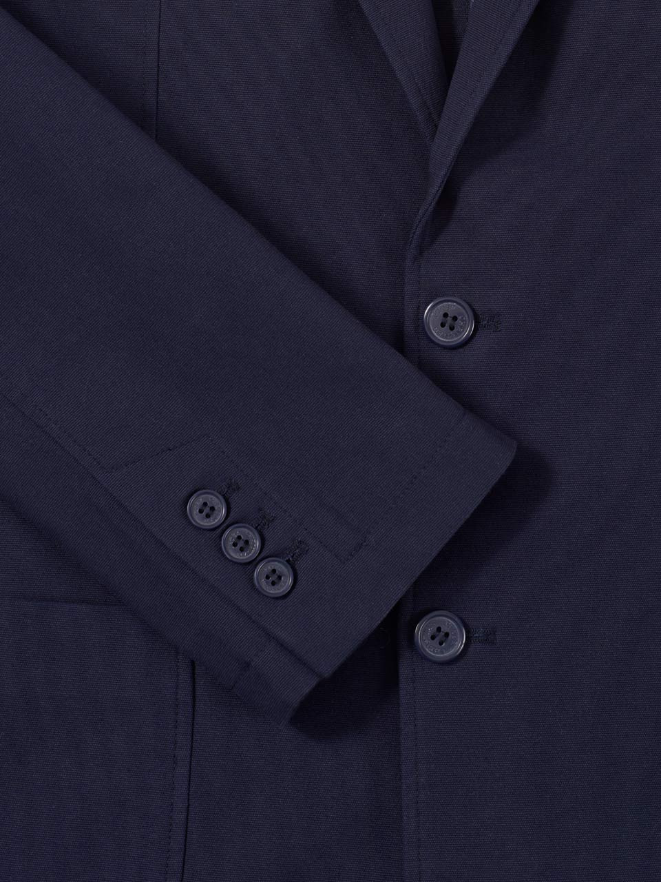 Men's Navy Blue Cotton Oxford Blazer | Peter Christian