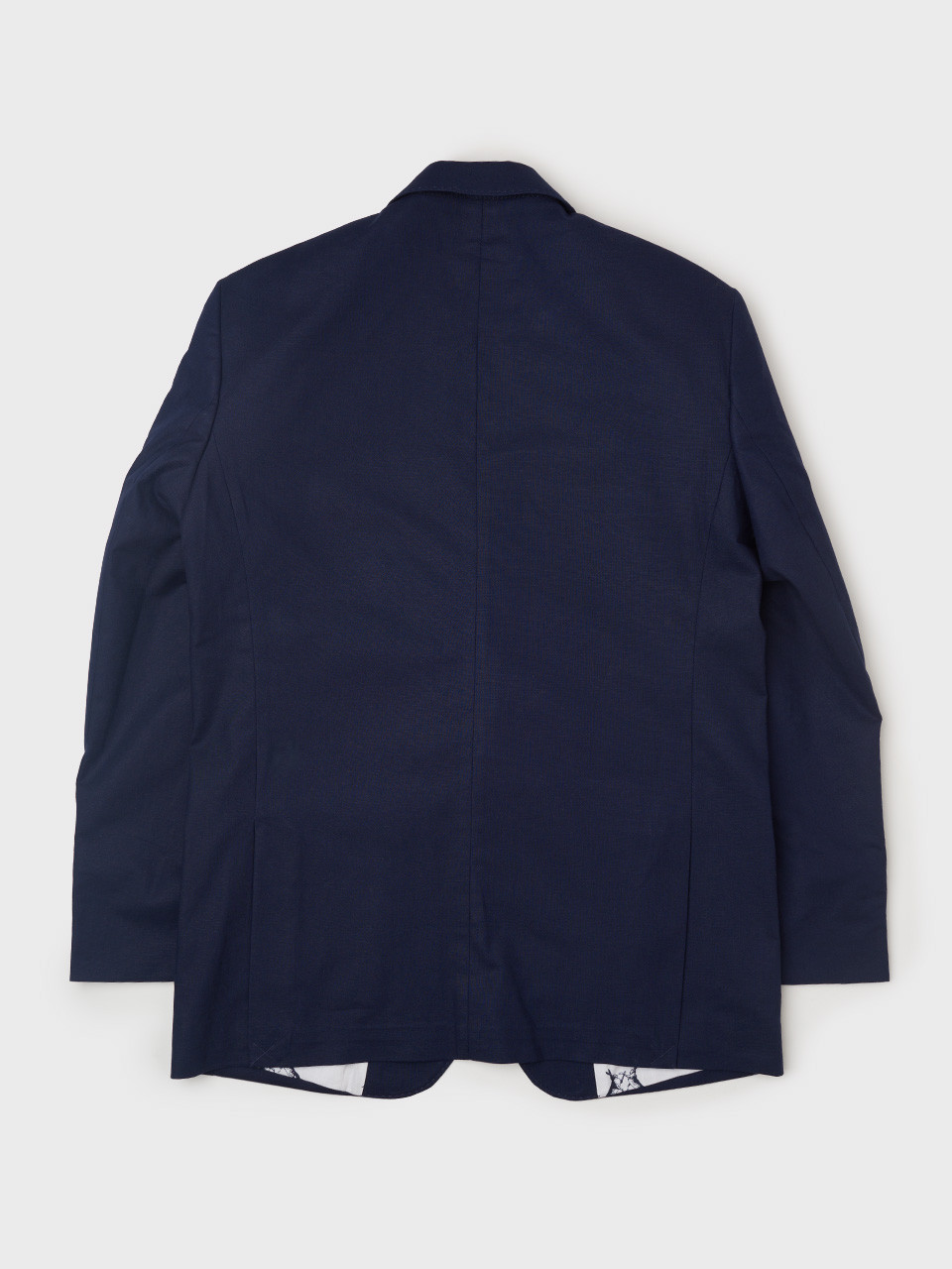 Men's Navy Cotton & Linen Jacket Peter Christian