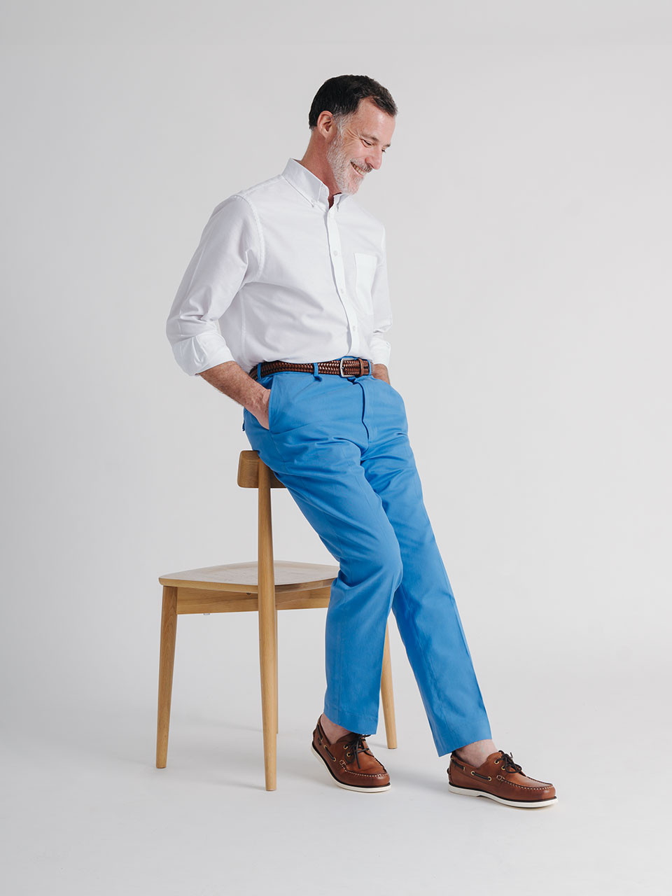 SG Slim Trouser - Pastel Blue – Southern Gents