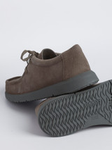 Doe Gray Geox Errico Moccasin Suede Shoe | Peter Christian