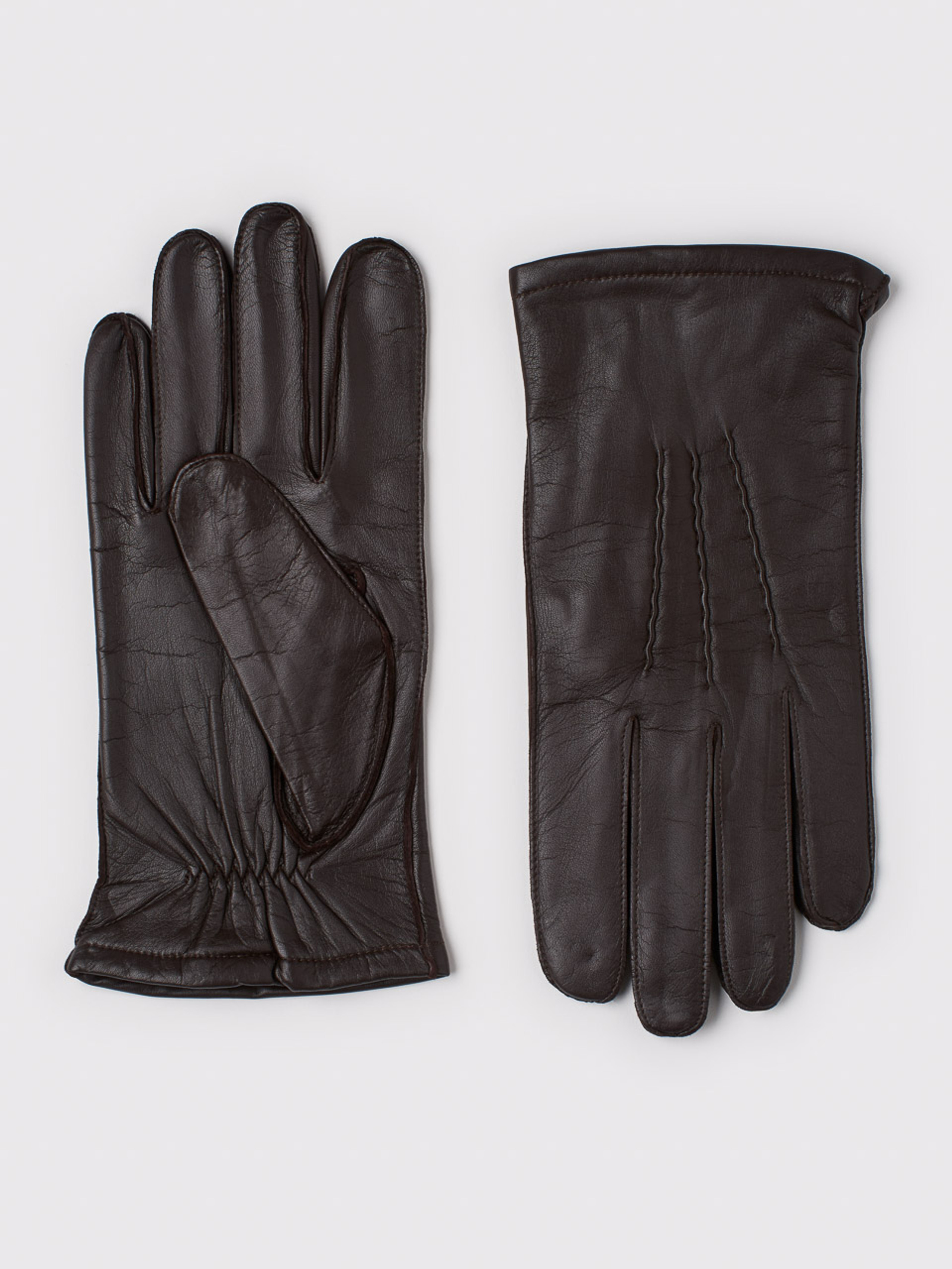 Cork Yellow Dents Leather Driving Gloves | Peter Christian