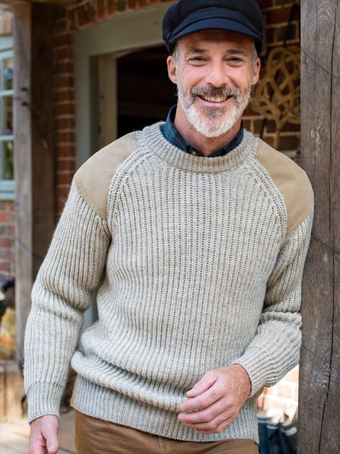 Crewneck Fisherman Sweater