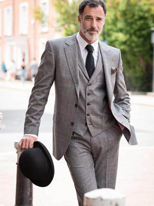 Wales Luxury Merino Wool 3 Piece Suit 