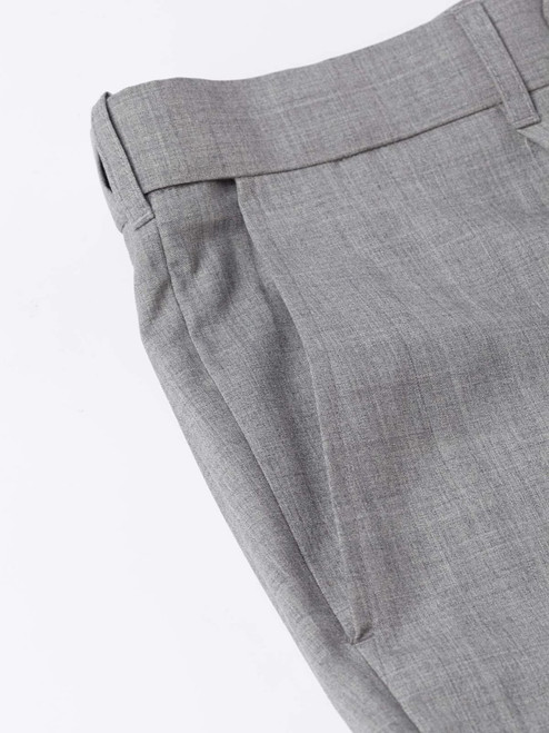 Silver Super 100s Wool Pants