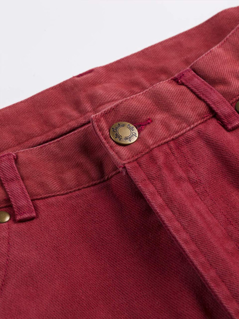 Brick Red Drill Jeans | Peter Christian