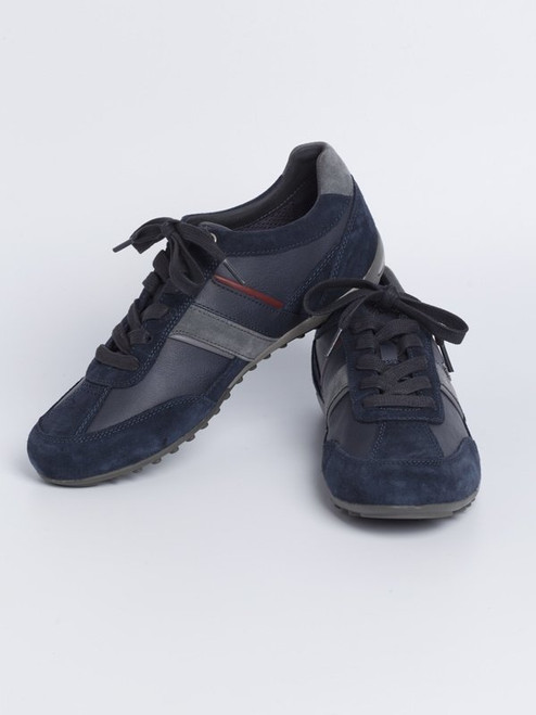 geox leather trainers