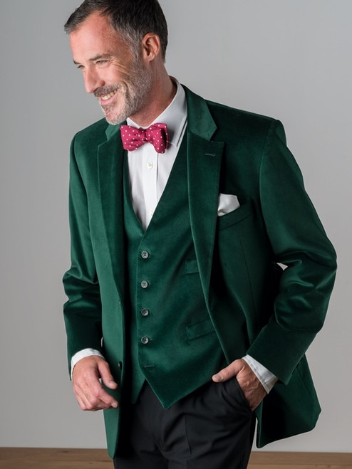 emerald velvet jacket