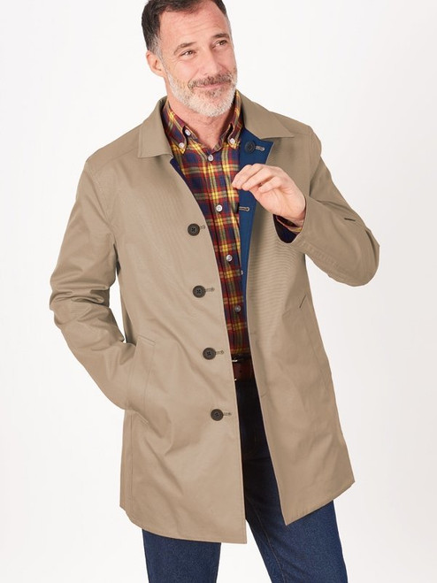 men's reversible raincoat