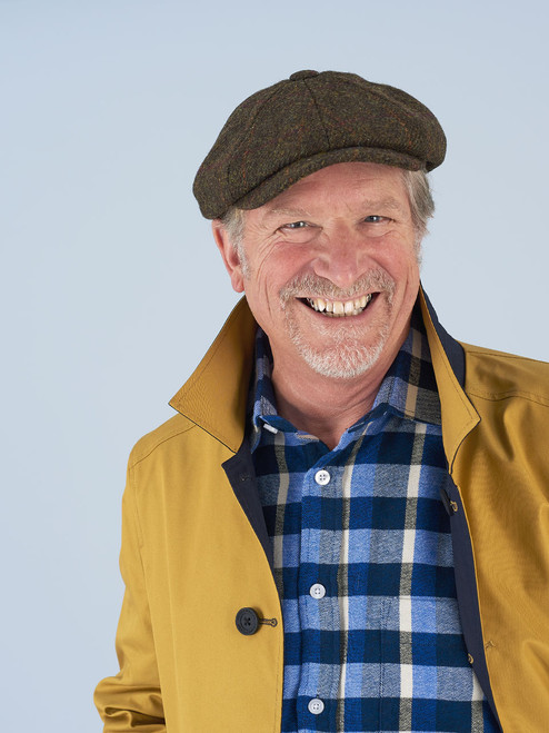 Close Up Image of Yellow & Navy Blue Weatherwear Reversible Raincoat