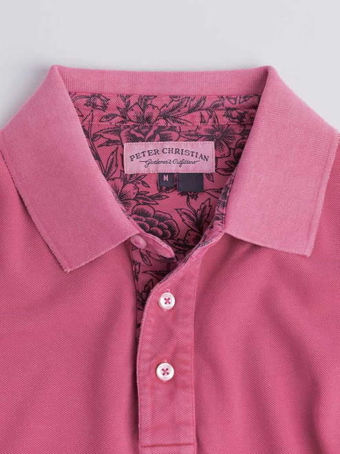 dark pink polo