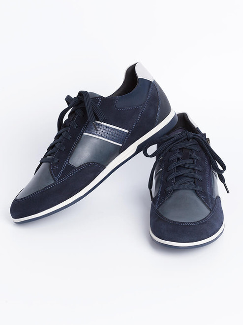 geox navy trainers