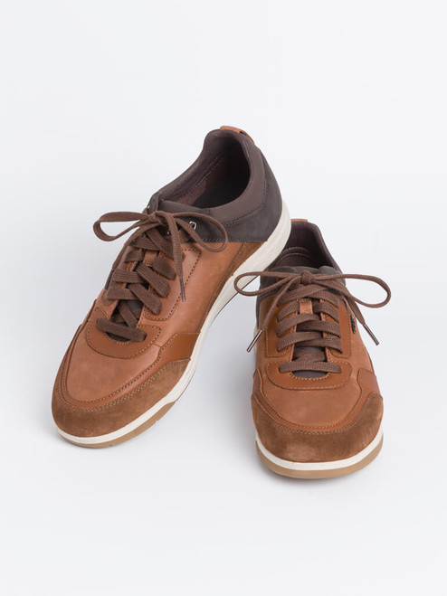 geox leather trainers