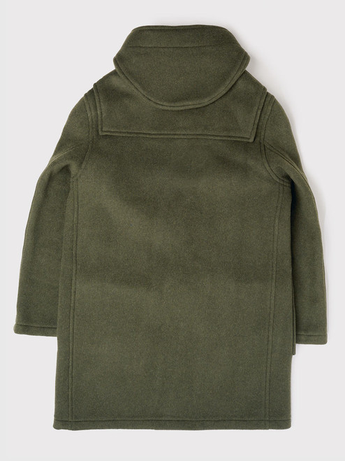 Green Duffle Coat Back