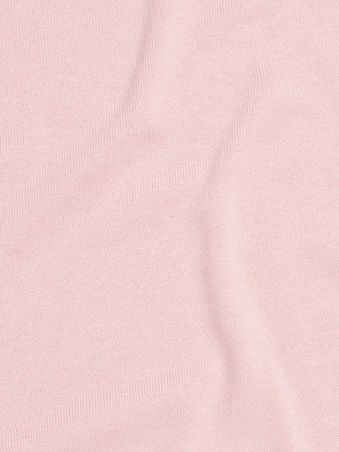 Pink Coolmax® V-Neck Sweater Fabric Close Up