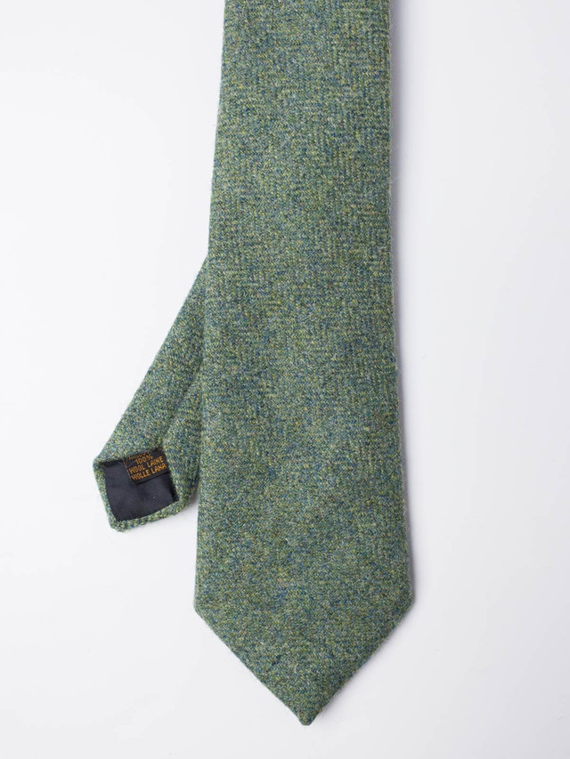 herringbone tweed tie