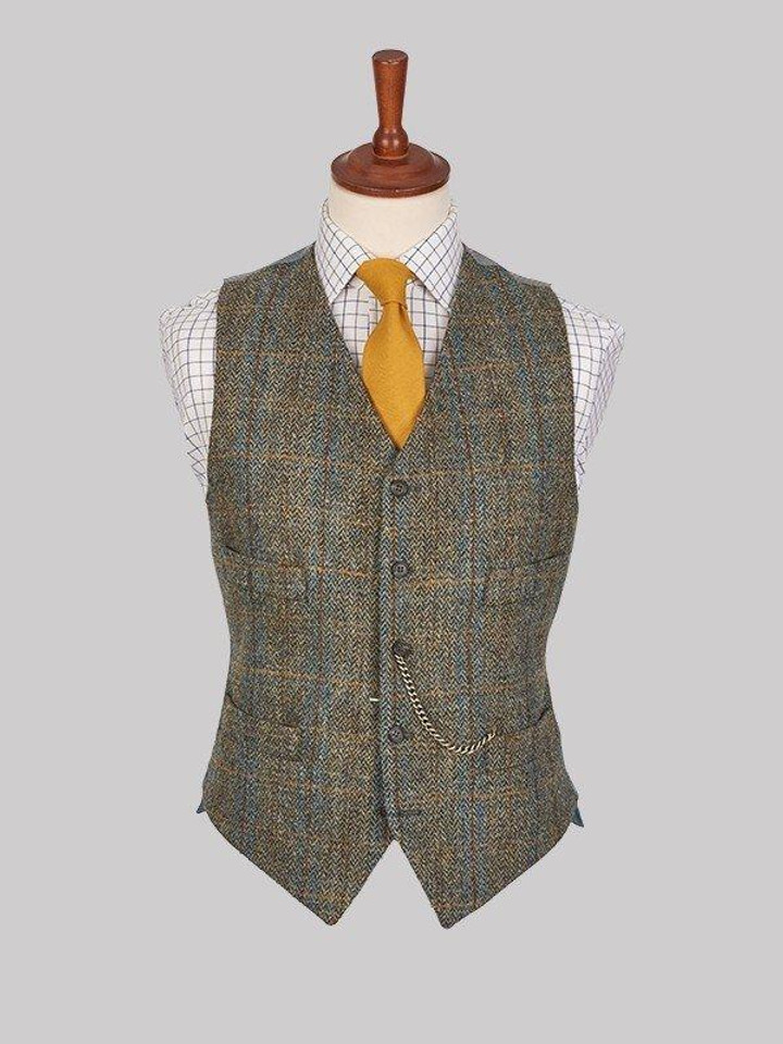 【pois】Tweed vest [Blue] 61elv2GbLvL._SY350_QL65_.jpg