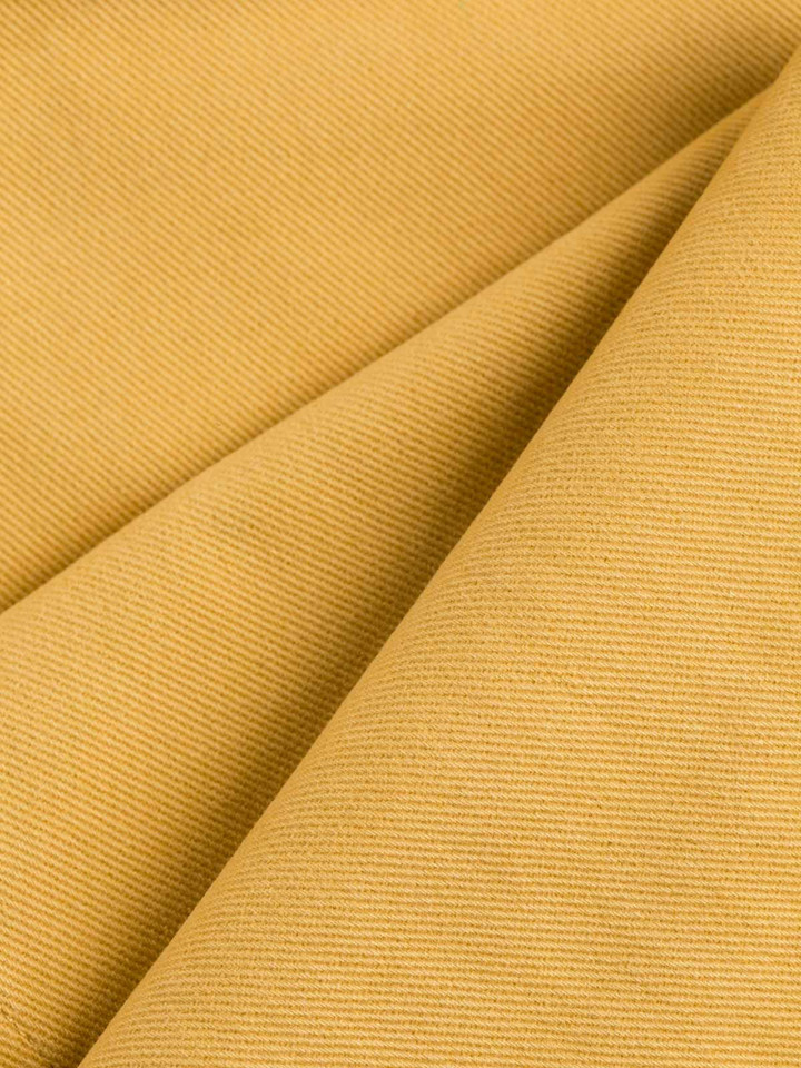 Men's Mustard Drill Jeans Fabric