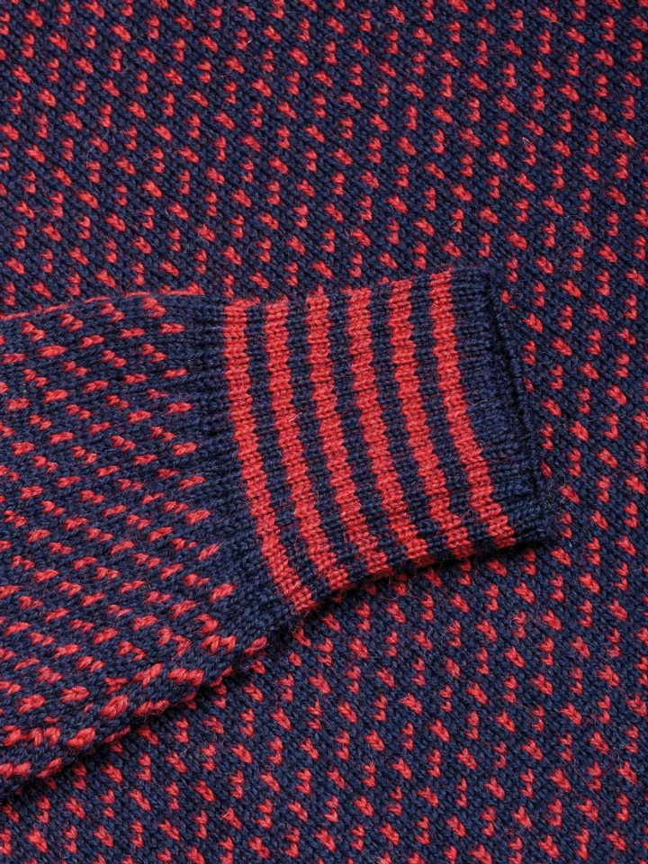 Red Norwegian Sweater Cuff