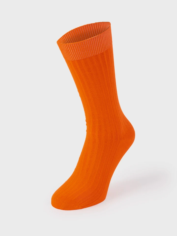 Mens Orange Luxury Bamboo Socks