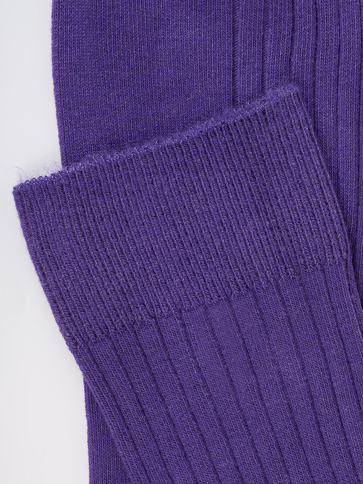 Detail of Purple Luxury Bamboo Socks