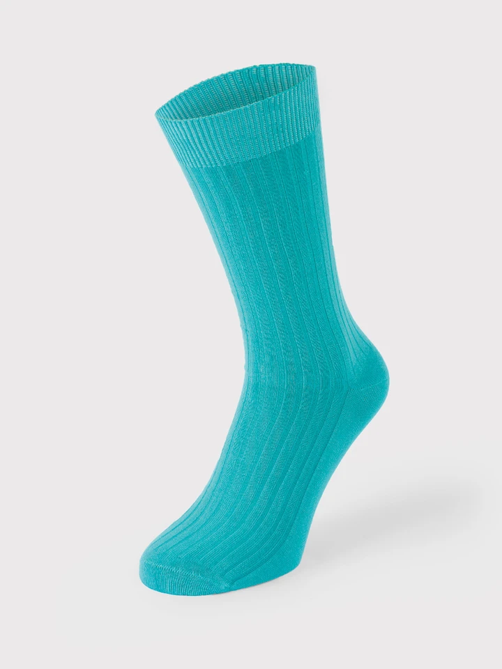 Mens Sky Blue Luxury Bamboo Socks
