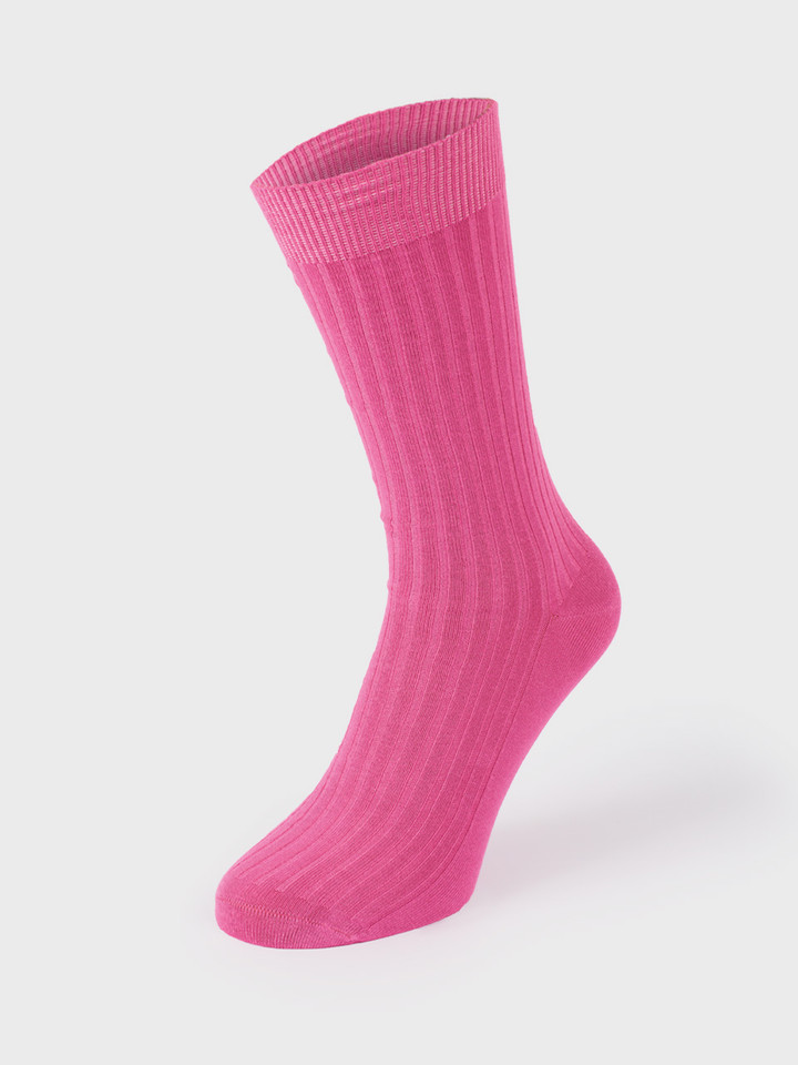 Men's Pink Luxury Bamboo Socks