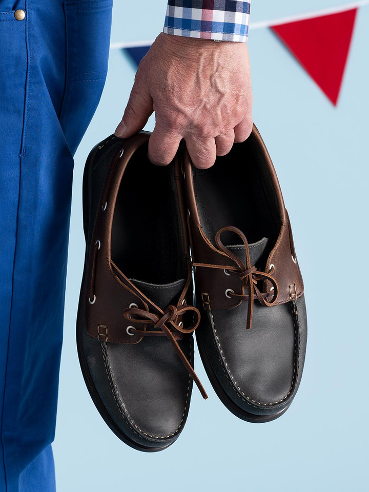 Men's Leather Boat Shoes