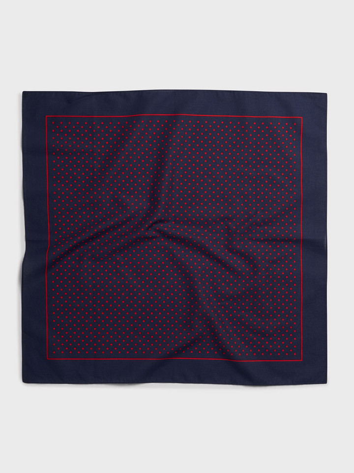Multicolored Cotton Handkerchief Box Set