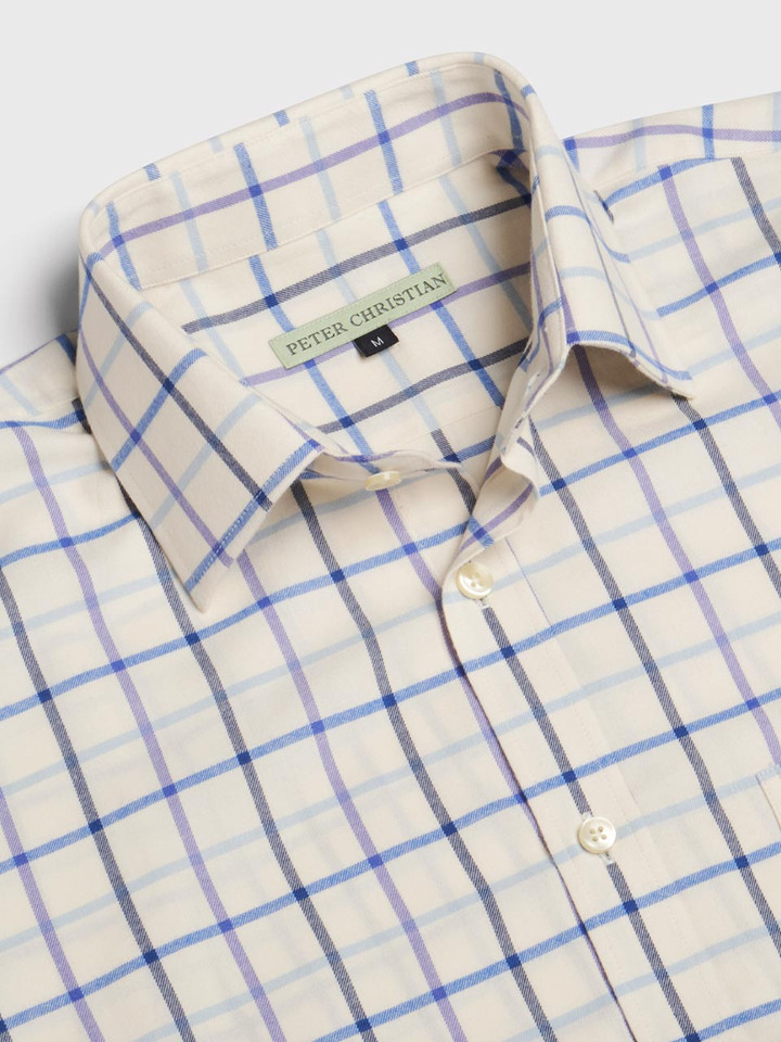 Purple Big Check Tattersall Shirt