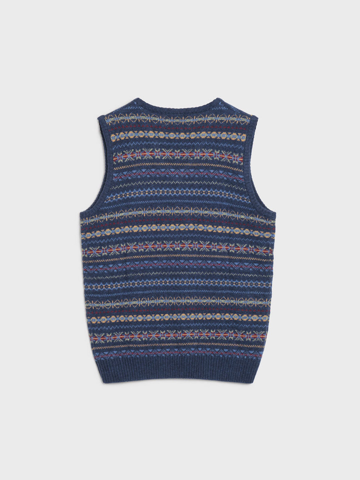 Navy Fairisle Slipover