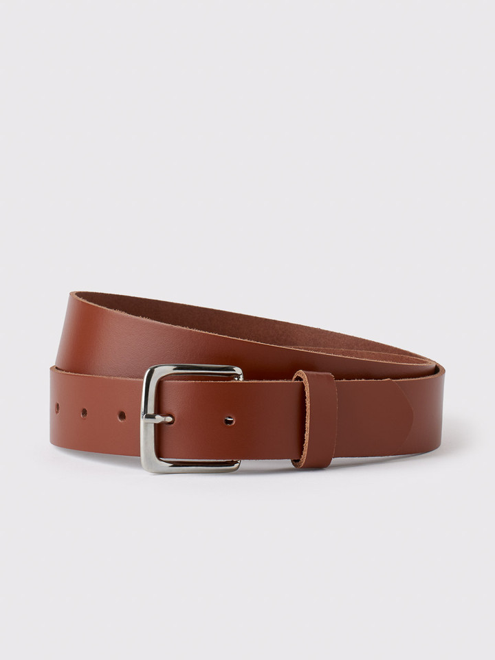 Tan Leather Pant Belt