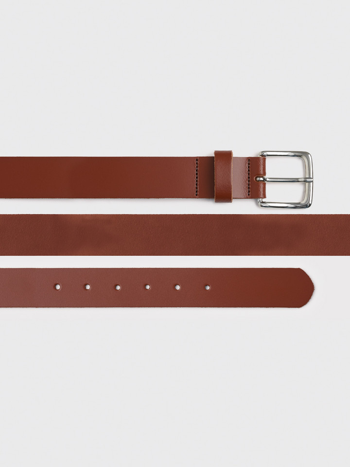 Tan Essential Leather Pant Belt