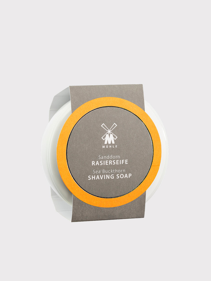 MÜHLE Porcelain Dish & Sea Buckthorn Shaving Soap