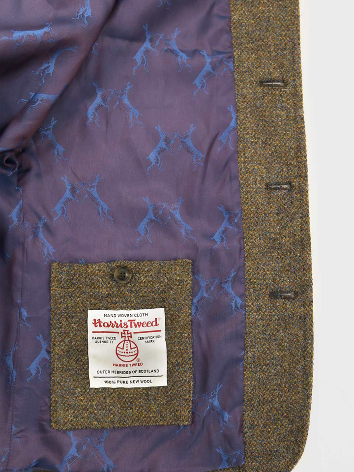 Men's Lichen Harris Tweed Logo