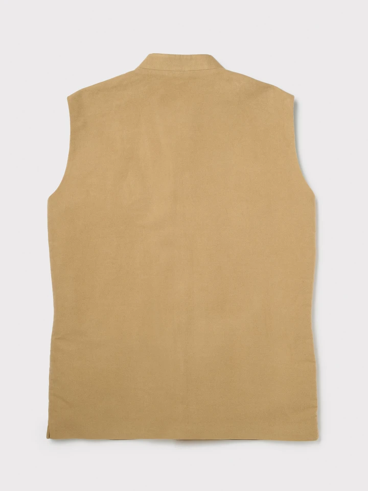 Moleskin Beige Gilet Back