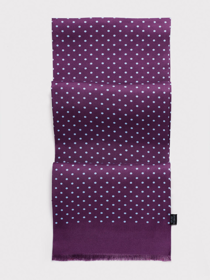 Purple & Sky Birkin Silk Scarf