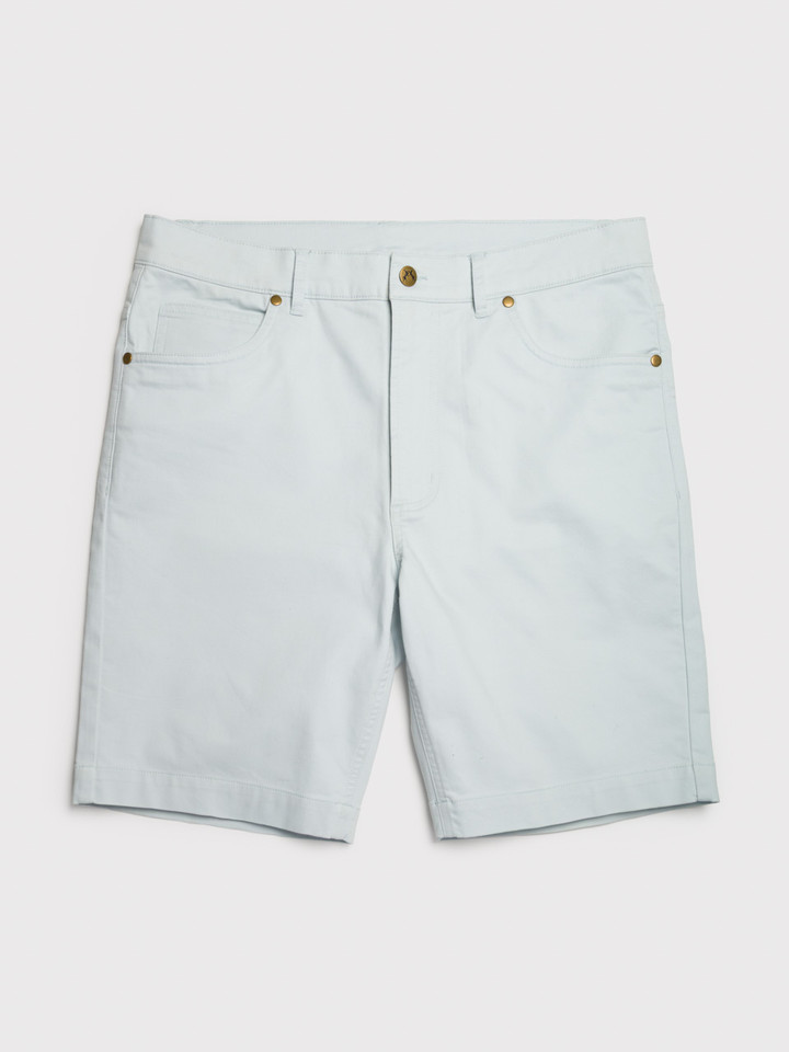 Ice Blue Jeano Shorts Flat