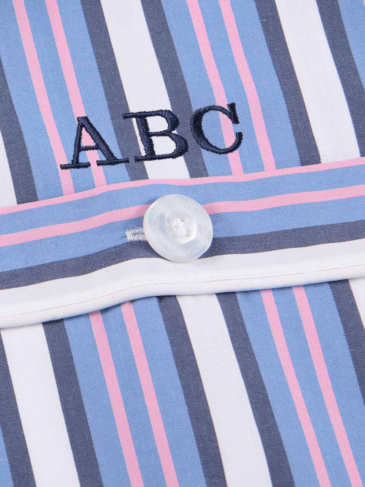 Blue and Pink Nightshirt Monogramming